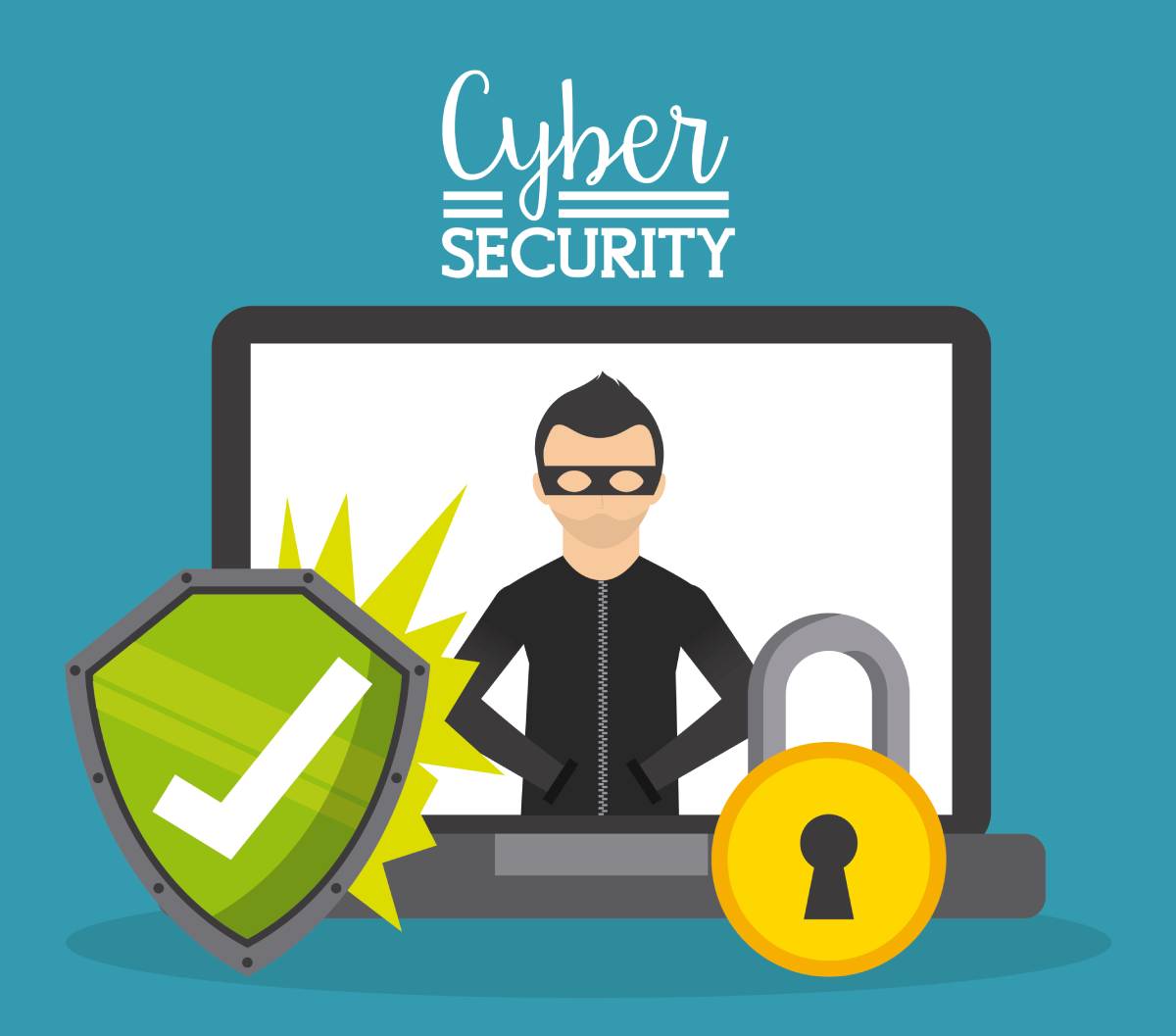 Cybersecurity illustration