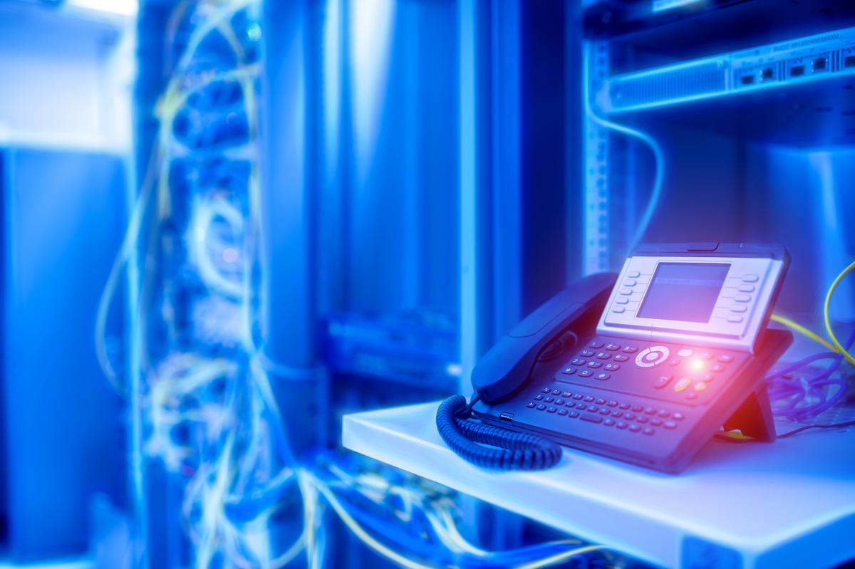 Office Telephone in Network Server Room