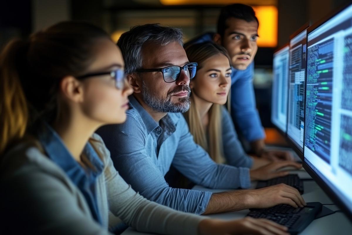 People working on development codes